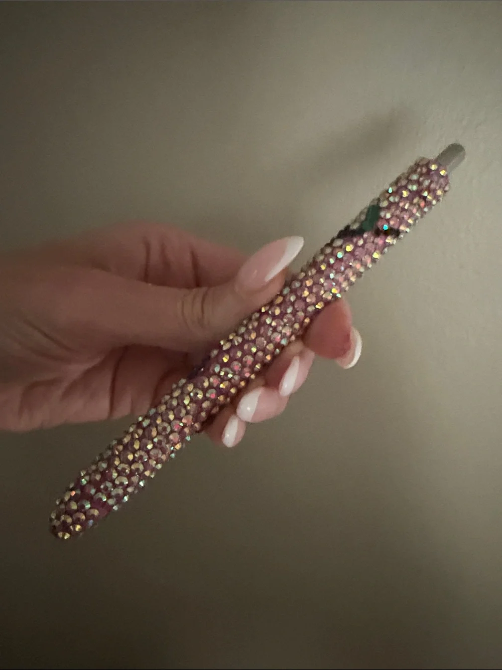 Handmade Sparkly Pink Crystal Rhinestone Pen